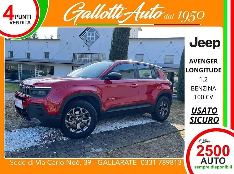 Usata Jeep Avenger Longitude 101 CV (74 kW) 2023 Rosso SUV