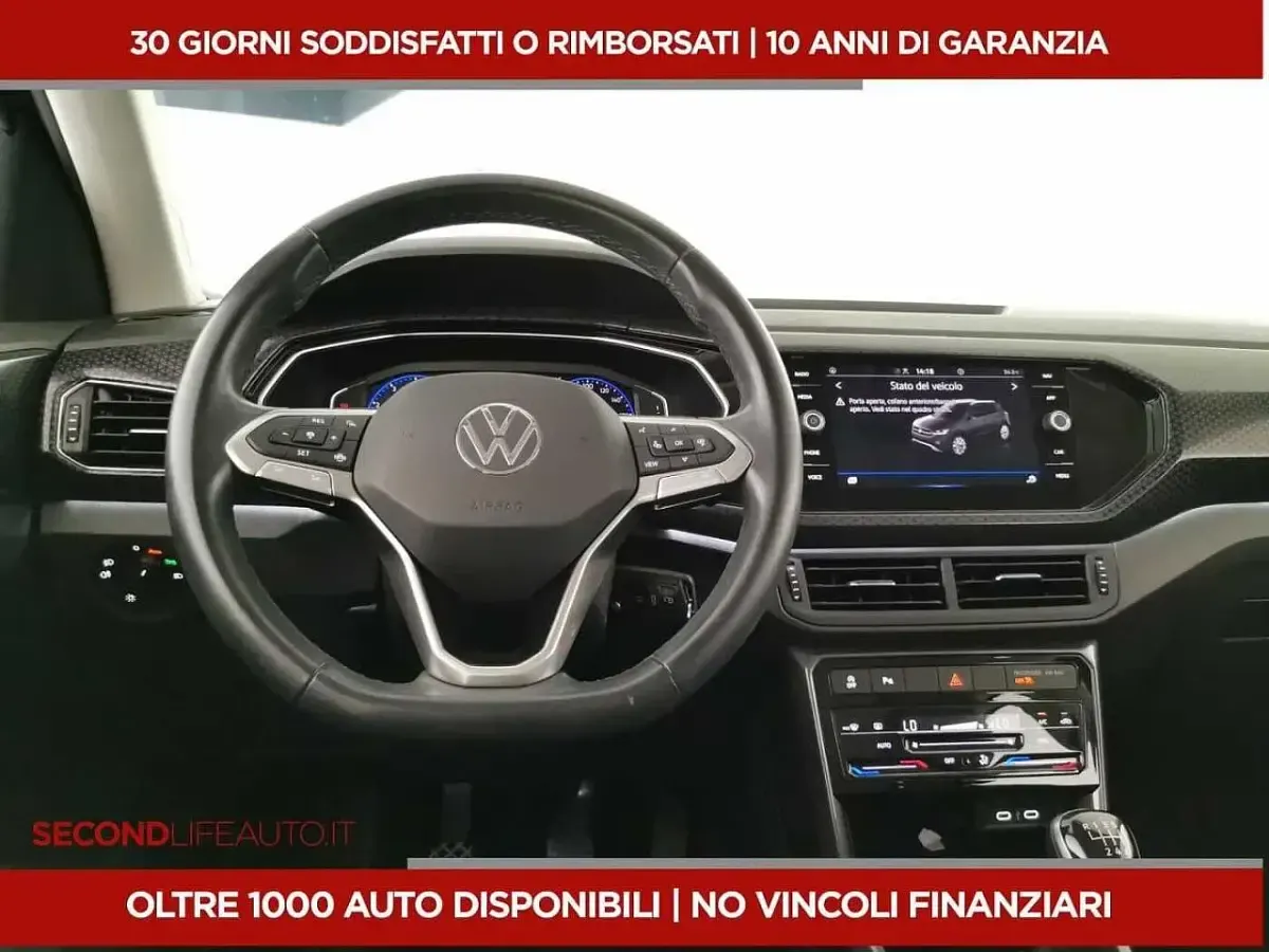 Usata VW T-Cross Advance 110 CV (80 kW) 2023 Grigio SUV
