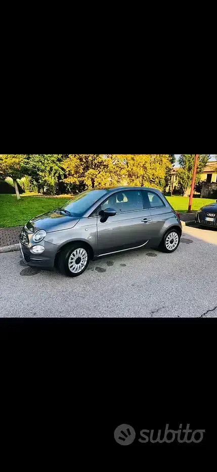 Usata Fiat 500 69 CV (50 kW) 2018 Grigio Berlina