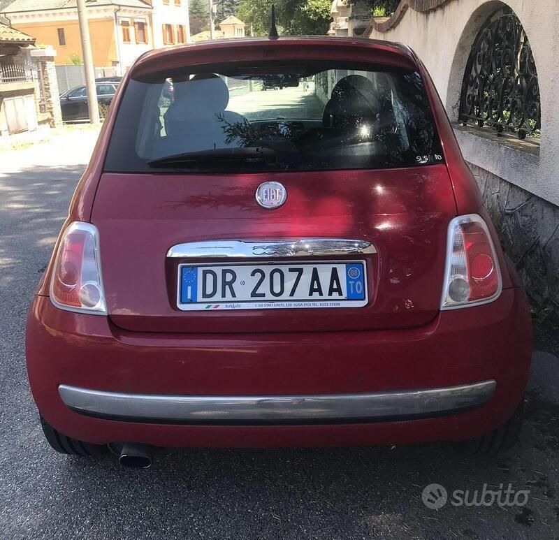 Usata Fiat 500 2008 Rosso