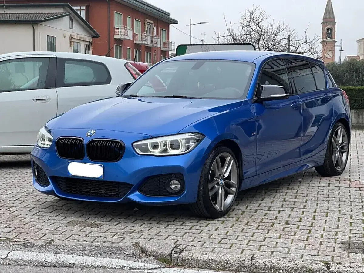 Usata BMW 116 M Sport 116 CV (85 kW) 2018 Blu Utilitaria