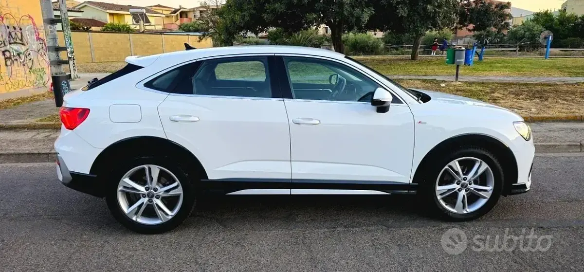Usata Audi Q3 S-Line 150 CV (110 kW) 2021 Bianco SUV