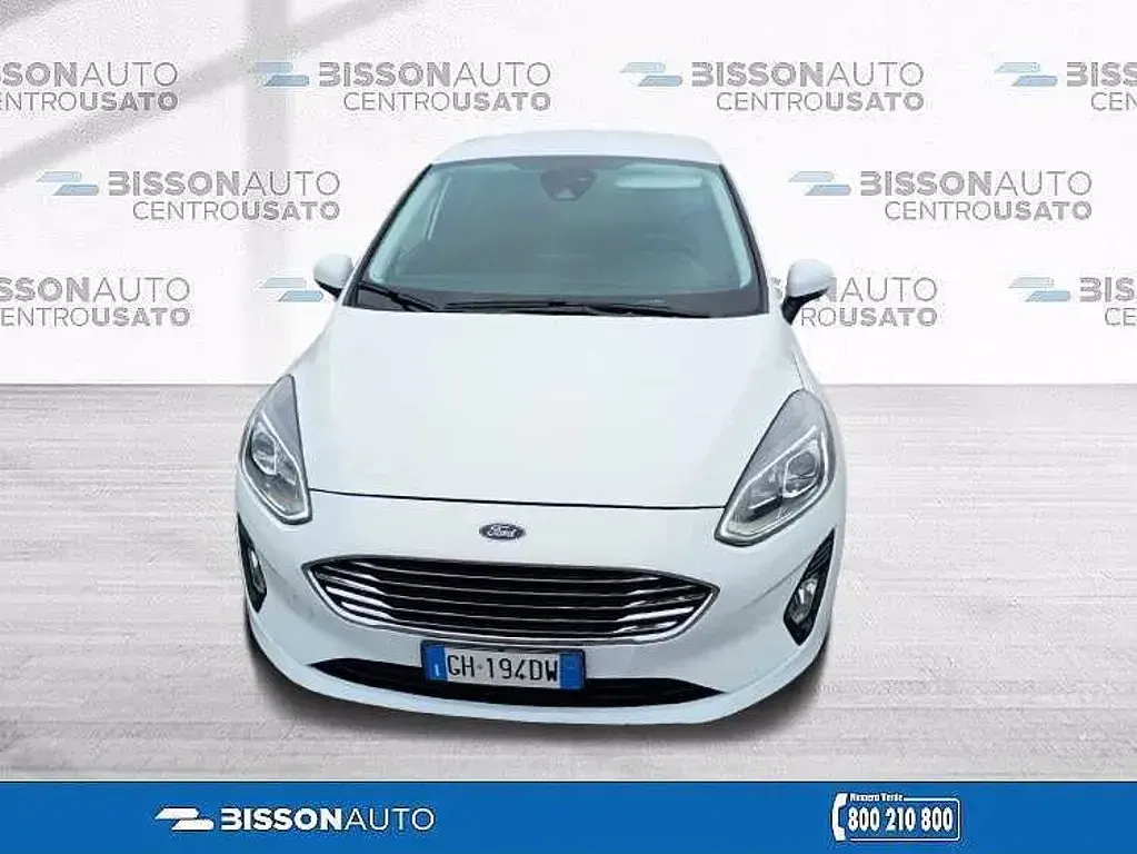 Usata Ford Fiesta Titanium S 125 CV (91 kW) 2021 Bianco pastello Utilitaria