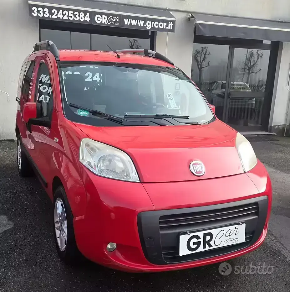 Usata Fiat Qubo Dynamic 73 CV (53 kW) 2010 Rosso Monovolume