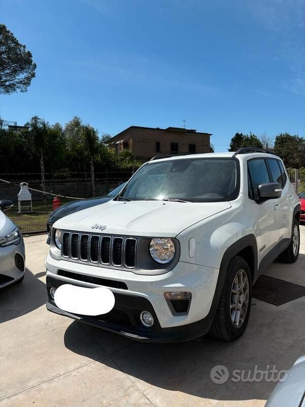 Bianco Usata 2021 Jeep Renegade Limited SUV | 18.900 € (Ottimo prezzo) - Immagine 1/4