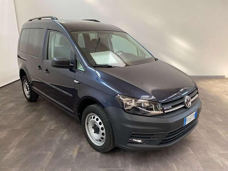Usata VW Caddy 150 CV (110 kW) 2018 Blu/azzurro Monovolume