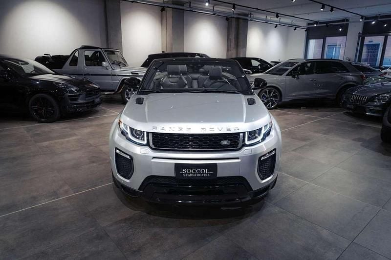 Usata Land Rover Range Rover evoque HSE Dynamic 241 CV (177 kW) 2018 Argento Cabrio