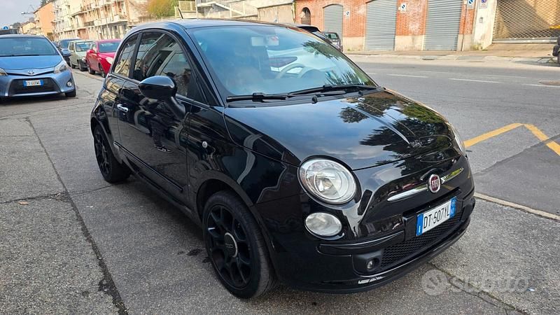 Usata Fiat 500 Sport 75 CV (55 kW) 2009 Nero Cabrio
