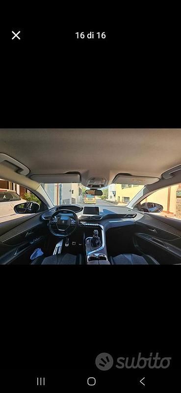 Usata Peugeot 3008 120 CV (88 kW) 2017 Nero SUV