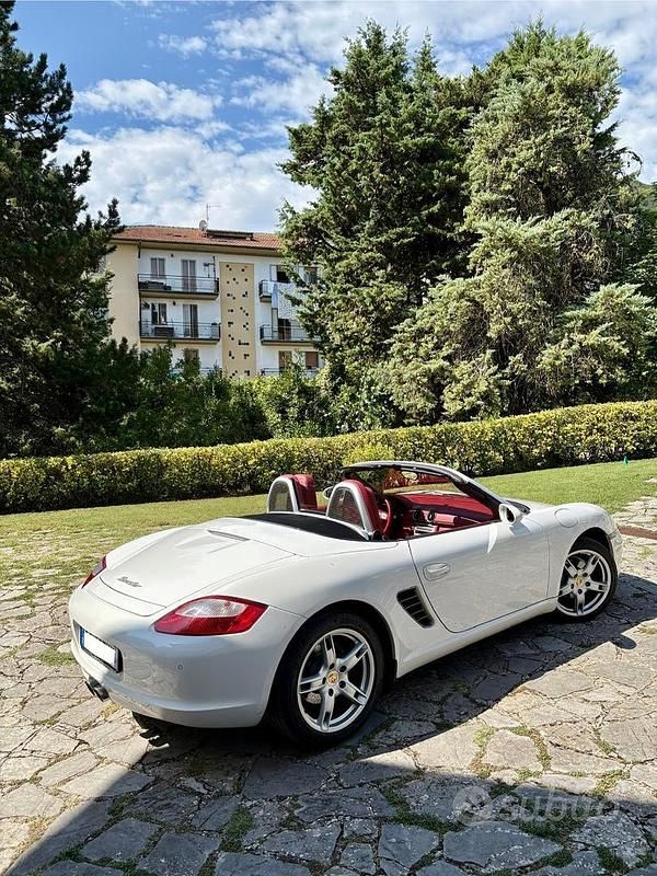 Usata Porsche Boxster 245 CV (180 kW) 2008 Bianco Cabrio