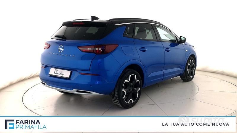 Usata Opel Grandland X Ultimate 131 CV (96 kW) 2022 Blu tetto nero SUV
