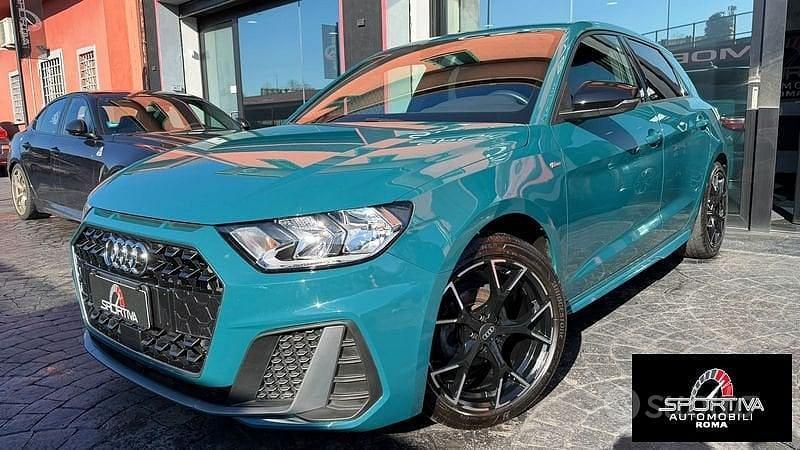 Usata Audi A1 Sportback S-Line 95 CV (69 kW) 2019 Verde Utilitaria