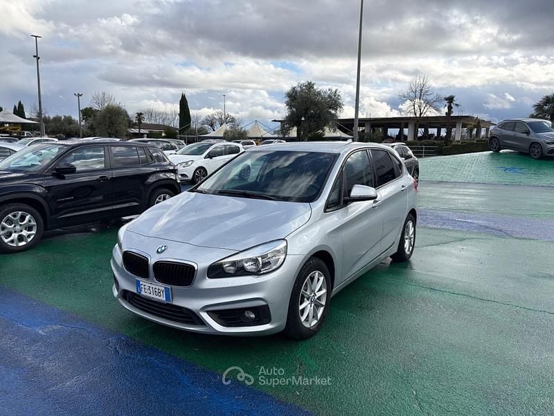 Usata BMW 216 Active Tourer Sport Line 116 CV (85 kW) 2016 Argento Monovolume