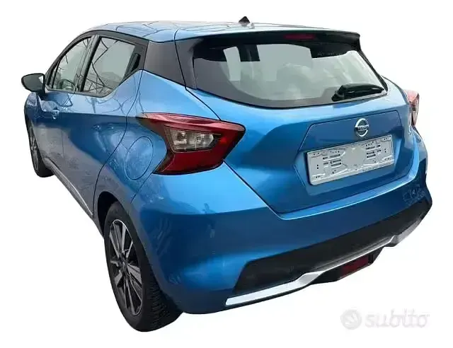 Usata Nissan Micra Acenta 71 CV (52 kW) 2017 Azzurro Utilitaria