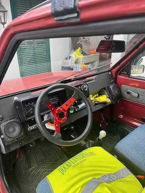 Usata Fiat Panda 54 CV (39 kW) 2002 Rosso Berlina
