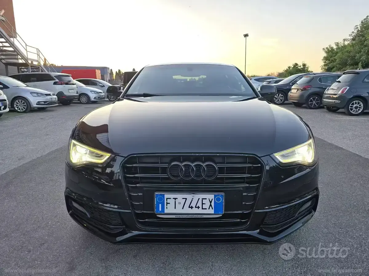 Usata Audi A5 S-Line 150 CV (110 kW) 2015 Nero Coupé