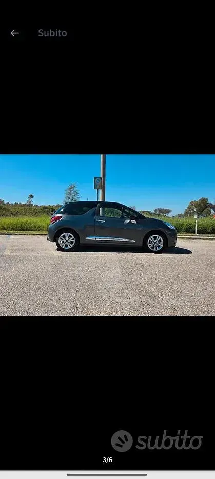 Usata Citroën DS3 92 CV (67 kW) 2015 Grigio Berlina