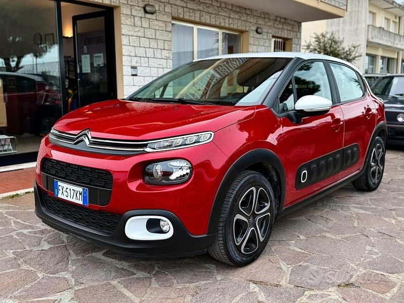 Usata Citroën C3 PureTech 83 CV (61 kW) 2019 Rosso Utilitaria
