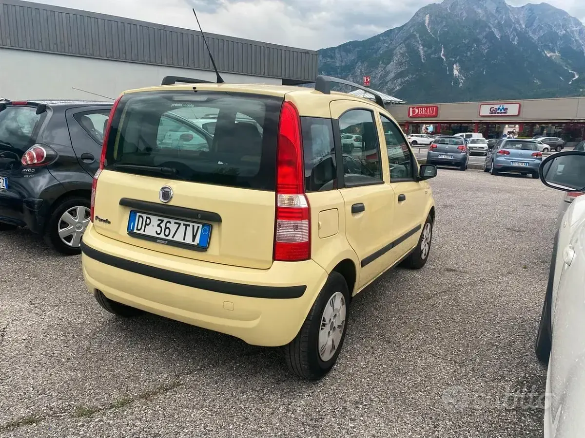 Usata Fiat Panda Dynamic 60 CV (44 kW) 2008 Giallo Utilitaria