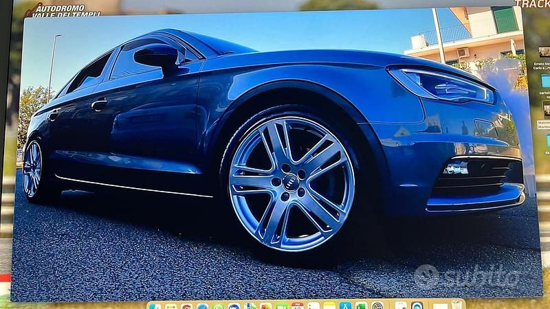 Usata Audi A3 Ambition 110 CV (80 kW) 2016 Grigio Berlina