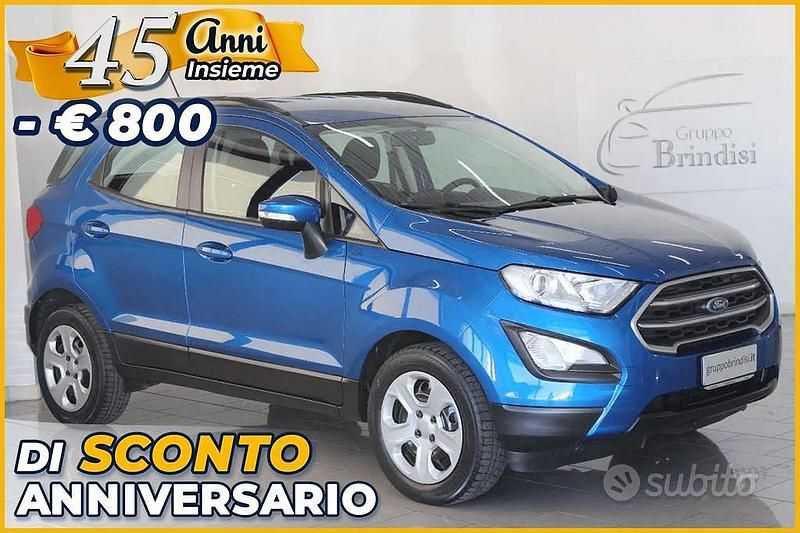 Blu Usata 2018 Ford Ecosport Business Edition SUV | 12.300 € (Buon prezzo) - Immagine 1/4