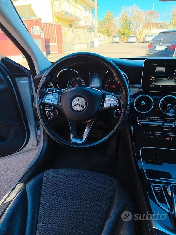 Usata Mercedes C200 136 CV (100 kW) 2017 Grigio Station wagon