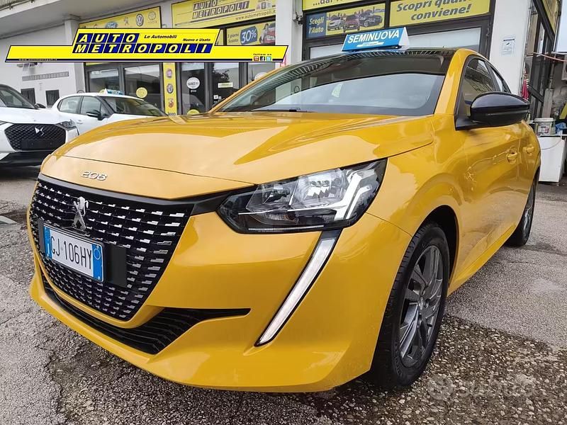 Usata Peugeot 208 Active 75 CV (55 kW) 2022 Giallo Utilitaria