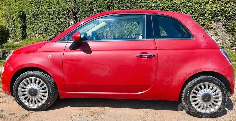 Usata Fiat 500 70 CV (51 kW) 2010 Rosso Berlina
