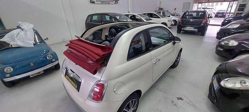 Usata Fiat 500C 69 CV (50 kW) 2012 Bianco Cabrio
