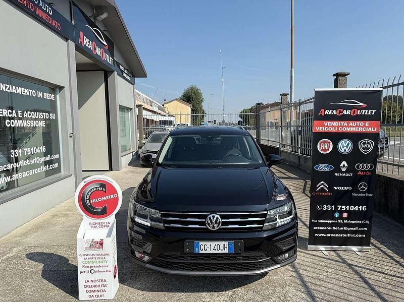 Usata VW Tiguan Allspace 150 CV (110 kW) 2021 Nero perla SUV