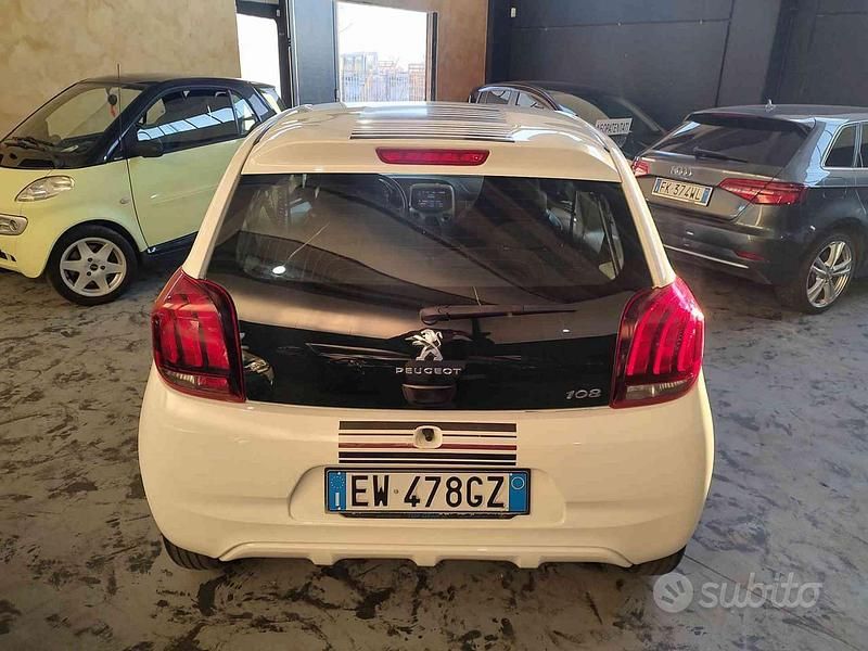 Usata Peugeot 108 Active 69 CV (50 kW) 2014 Bianco Utilitaria