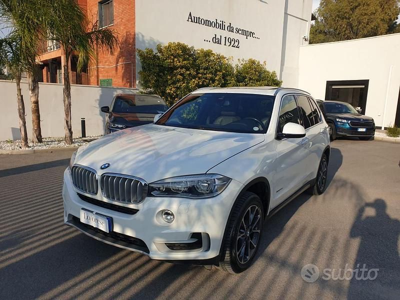 Usata BMW X5 Luxury Line 231 CV (169 kW) 2015 Bianco metallizzato SUV