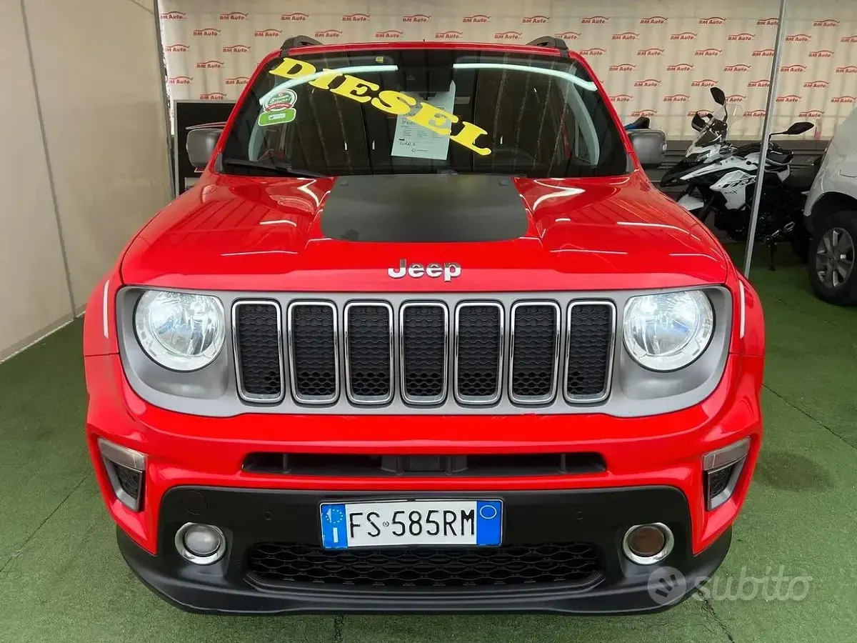 Usata Jeep Renegade Limited 120 CV (88 kW) 2018 Rosso SUV