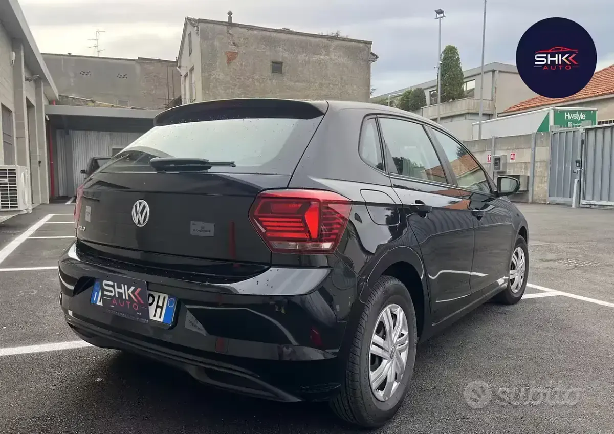 Usata VW Polo Trendline 65 CV (47 kW) 2019 Nero Utilitaria