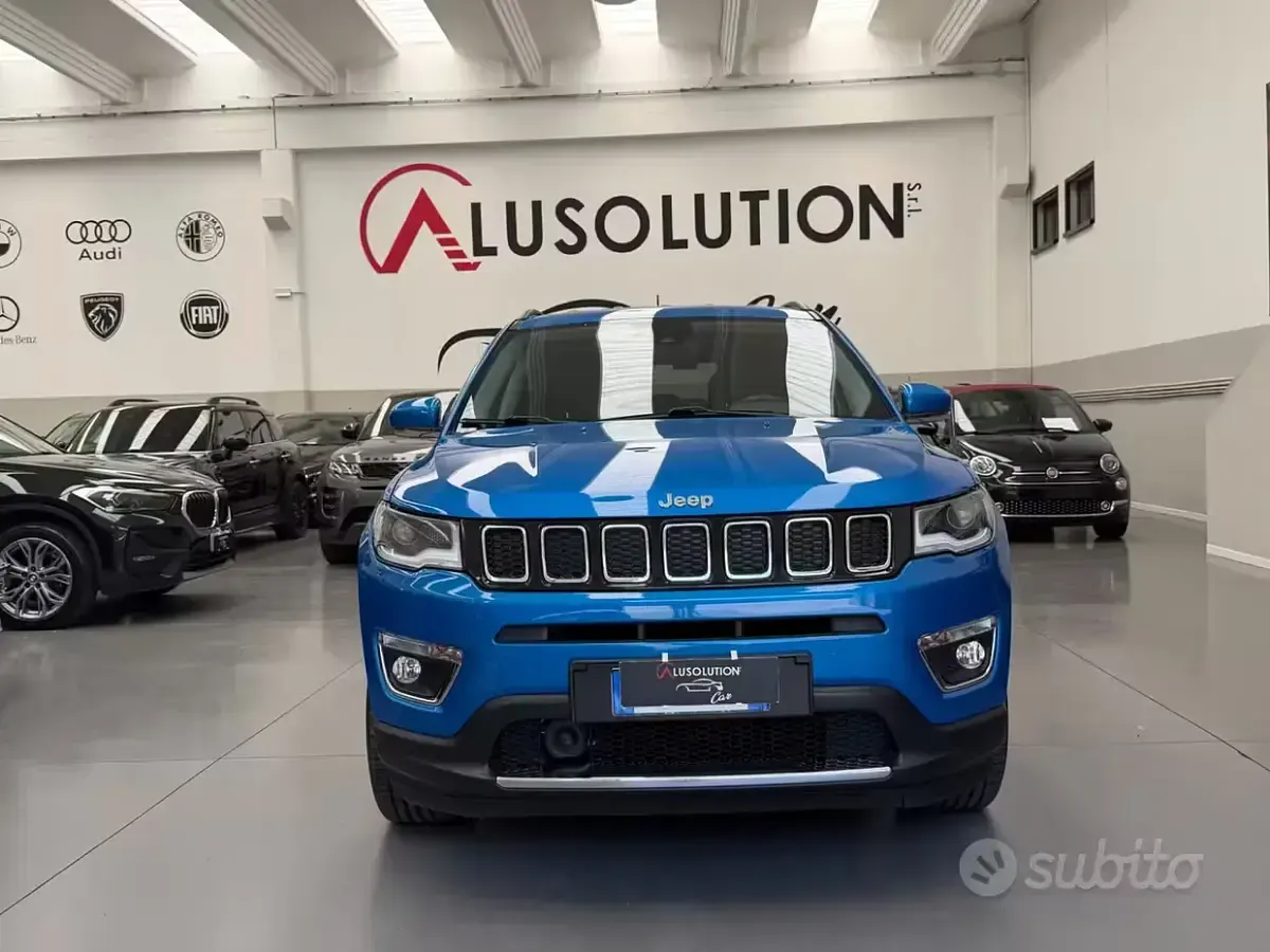Usata Jeep Compass Limited 140 CV (102 kW) 2018 Blu SUV