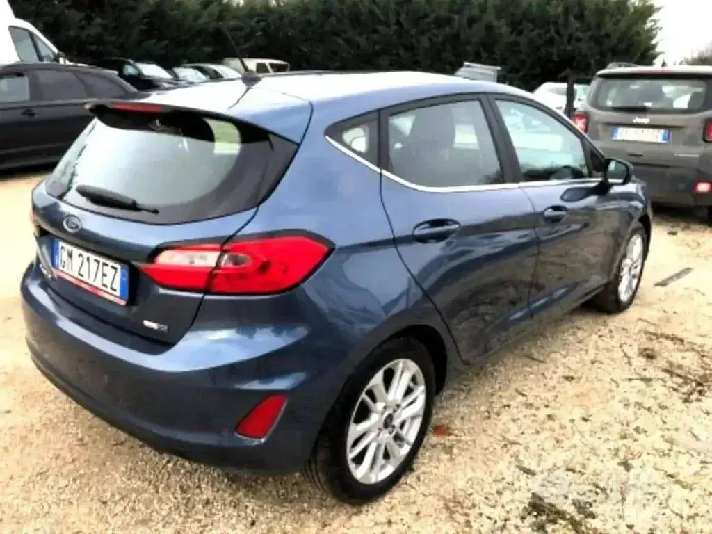 Usata Ford Fiesta Titanium 125 CV (91 kW) 2022 Blu/azzurro Utilitaria