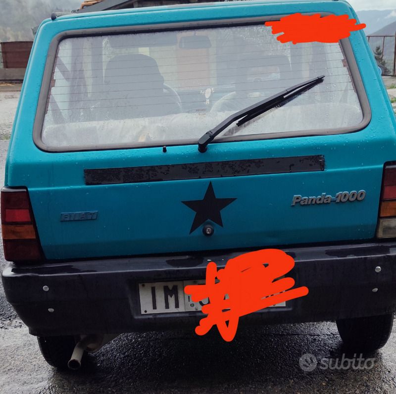 Usata Fiat Panda 45 CV (33 kW) 1993 Blu Utilitaria