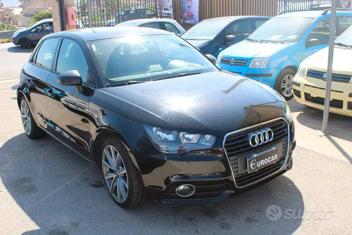 Usata Audi A1 Ambition 105 CV (77 kW) 2013 Nero Utilitaria