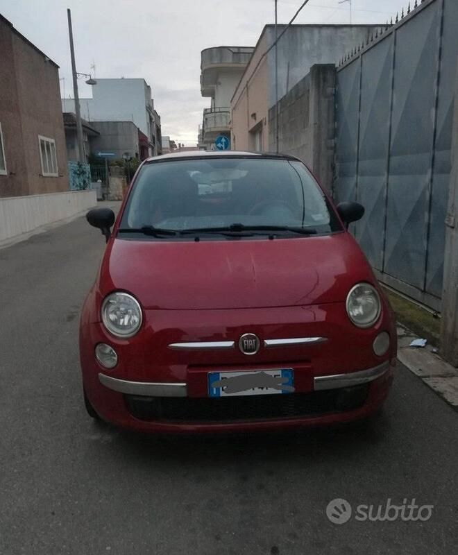 Rosso Usata 2008 Fiat 500 Due volumi | 4000 € - Immagine 1/4