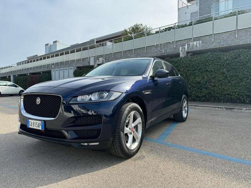 Blu/azzurro Usata 2020 Jaguar F-Pace Pure SUV | 24.400 € (Ottimo prezzo) - Immagine 1/4
