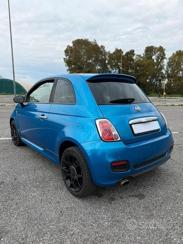 Usata Fiat 500S 105 CV (77 kW) 2014 Blu Berlina
