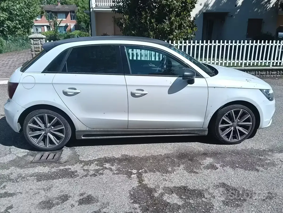 Usata Audi A1 86 CV (63 kW) 2014 Bianco Utilitaria