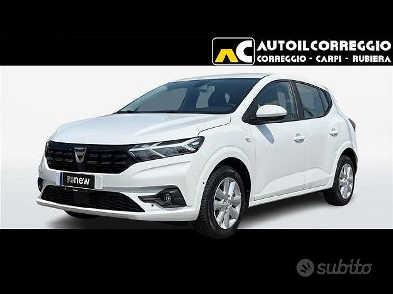 Usata Dacia Sandero Comfort 101 CV (74 kW) 2022 Bianco Utilitaria