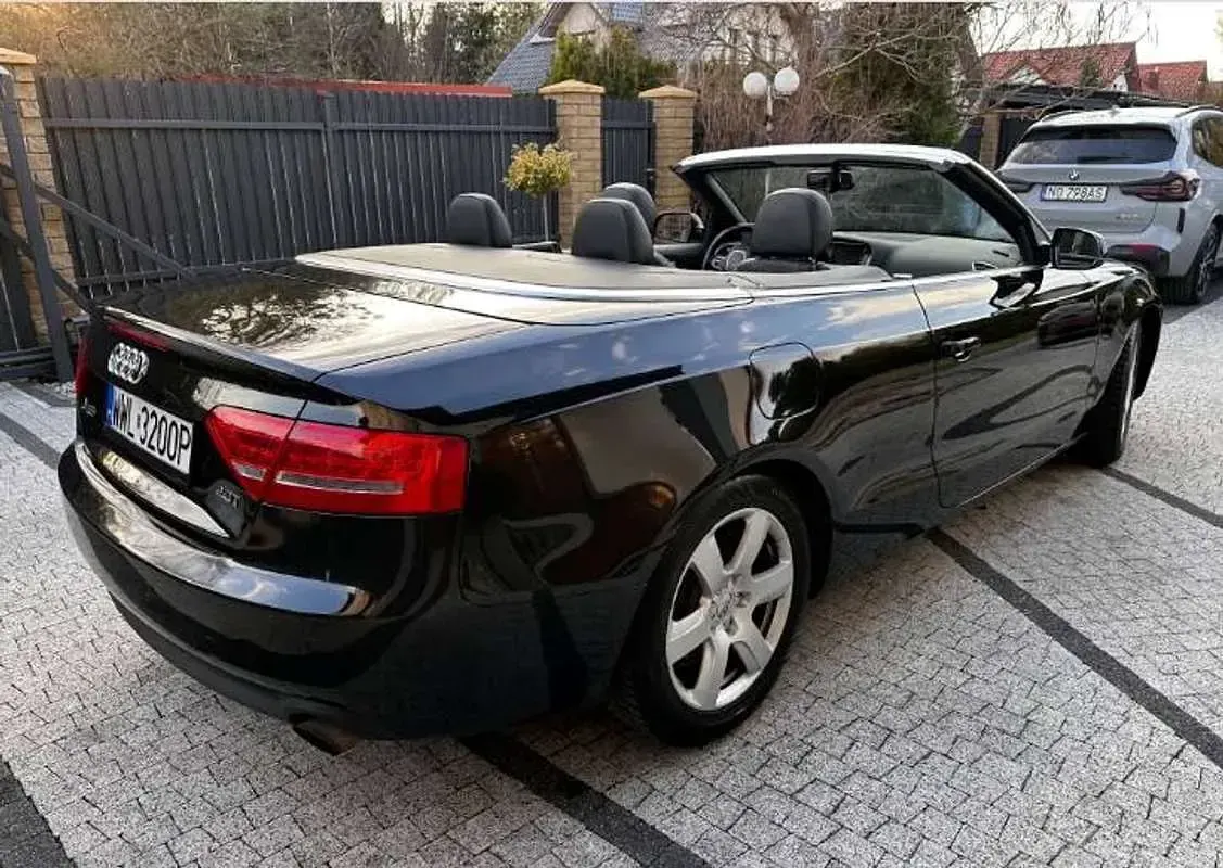 Usata Audi A5 Cabriolet Comfort 211 CV (155 kW) 2012 Nero Cabrio