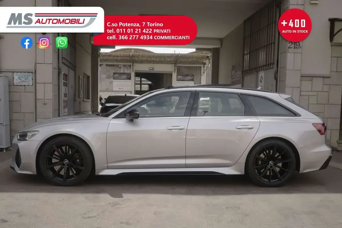 Usata Audi RS7 Ambiente 600 CV (441 kW) 2022 Argento Utilitaria