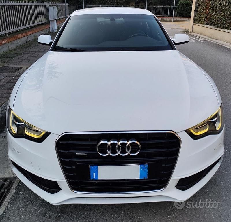 Usata Audi A5 S-Line 190 CV (139 kW) 2016 Bianco Coupé