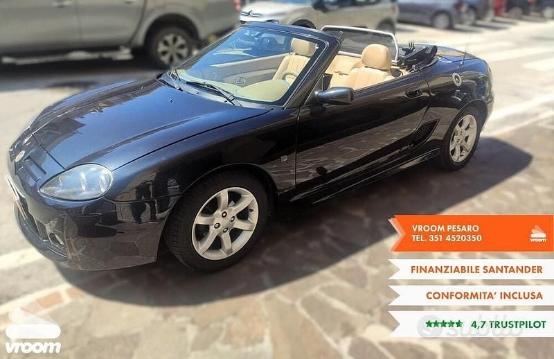 Usata MG TF 135 CV (99 kW) 2002 Nero Cabrio