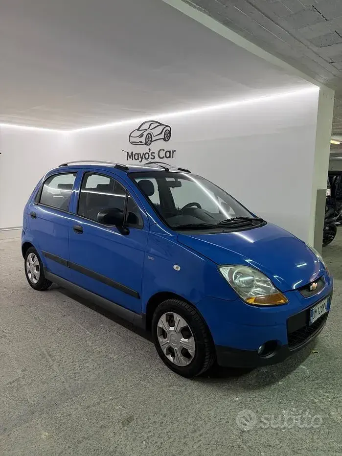 Usata Chevrolet Matiz 52 CV (38 kW) 2008 Blu Utilitaria