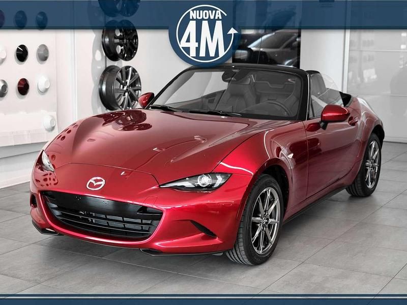 Nuova Mazda MX5 Exclusive-Line 132 CV (97 kW) 2025 Soul red Cabrio