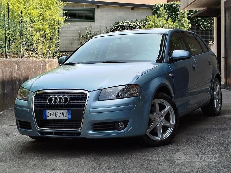 Usata Audi A3 150 CV (110 kW) 2005 Blu Utilitaria